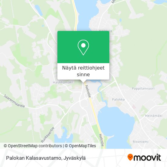 Palokan Kalasavustamo kartta