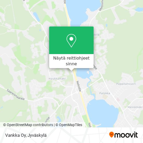 Vankka Oy kartta