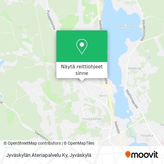 Jyväskylän Ateriapalvelu Ky kartta