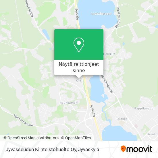 Jyvässeudun Kiinteistöhuolto Oy kartta