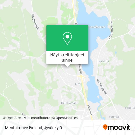 Mentalmove Finland kartta