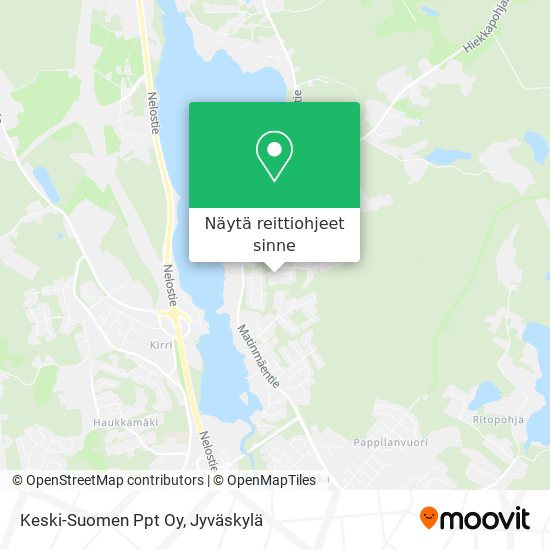 Keski-Suomen Ppt Oy kartta