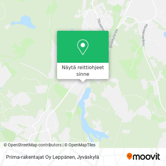 Prima-rakentajat Oy Leppänen kartta