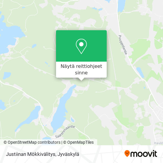 Justiinan Mökkivälitys kartta