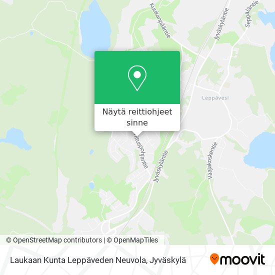 Laukaan Kunta Leppäveden Neuvola kartta