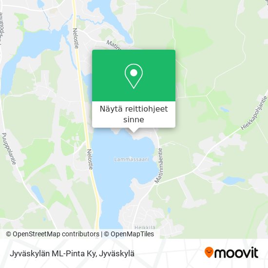 Jyväskylän ML-Pinta Ky kartta