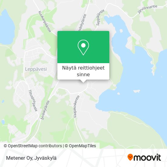 Metener Oy kartta