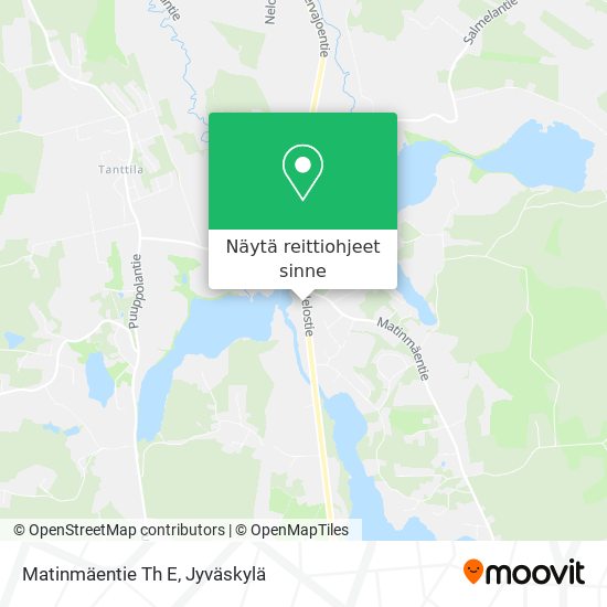 Matinmäentie Th E kartta