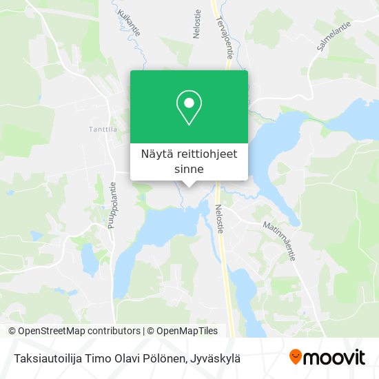 Taksiautoilija Timo Olavi Pölönen kartta