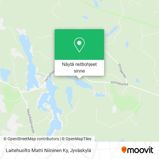 Laitehuolto Matti Niininen Ky kartta