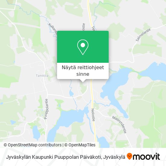 Jyväskylän Kaupunki Puuppolan Päiväkoti kartta