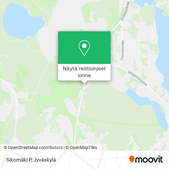 Sikomäki P kartta