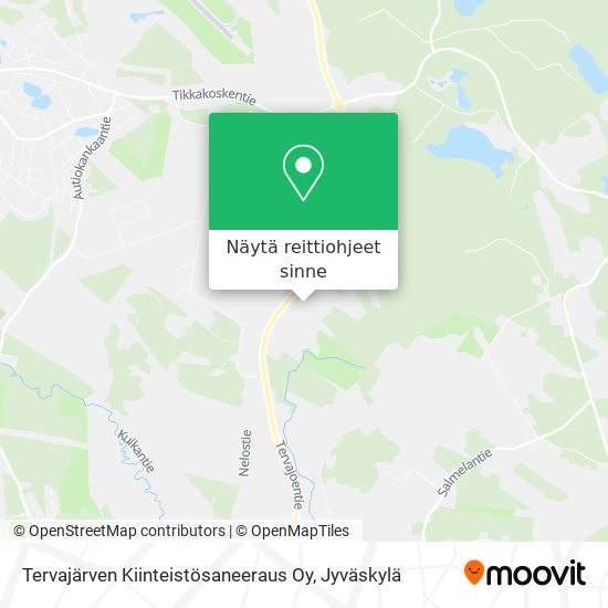 Tervajärven Kiinteistösaneeraus Oy kartta