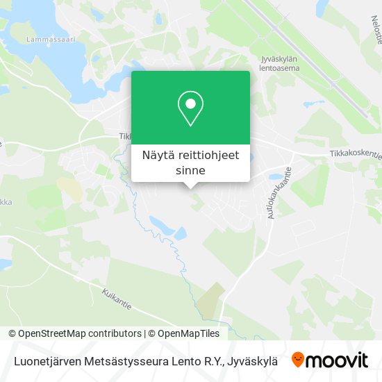 Luonetjärven Metsästysseura Lento R.Y. kartta