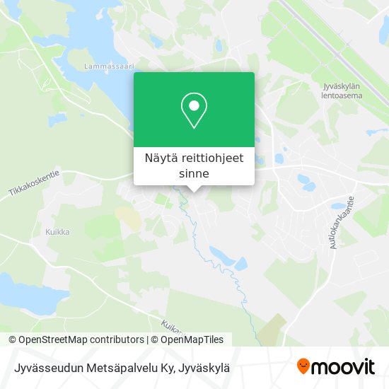 Jyvässeudun Metsäpalvelu Ky kartta