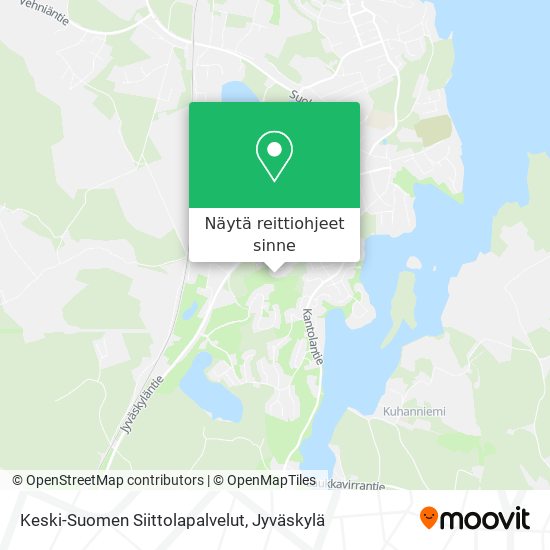 Keski-Suomen Siittolapalvelut kartta