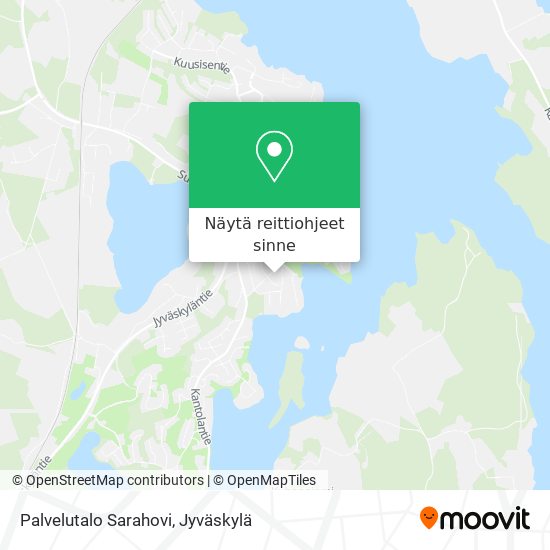Palvelutalo Sarahovi kartta