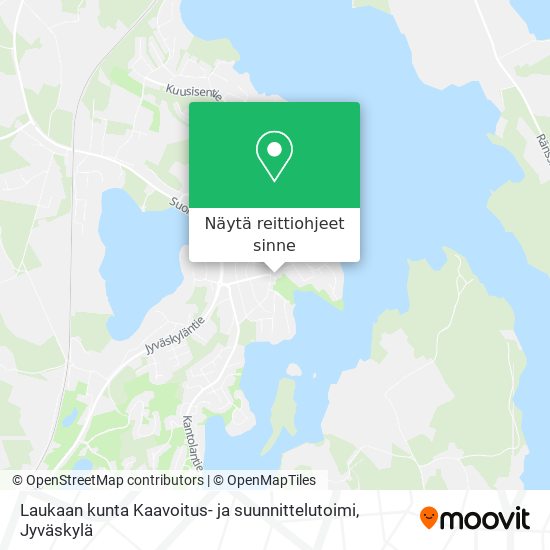 Laukaan kunta Kaavoitus- ja suunnittelutoimi kartta