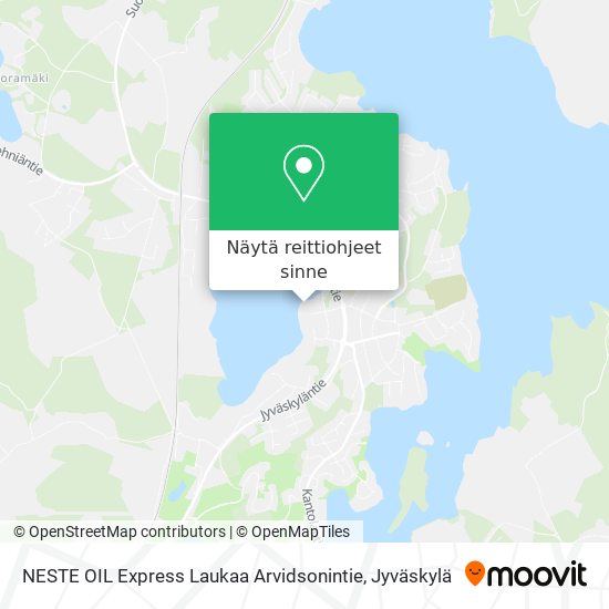 NESTE OIL Express Laukaa Arvidsonintie kartta