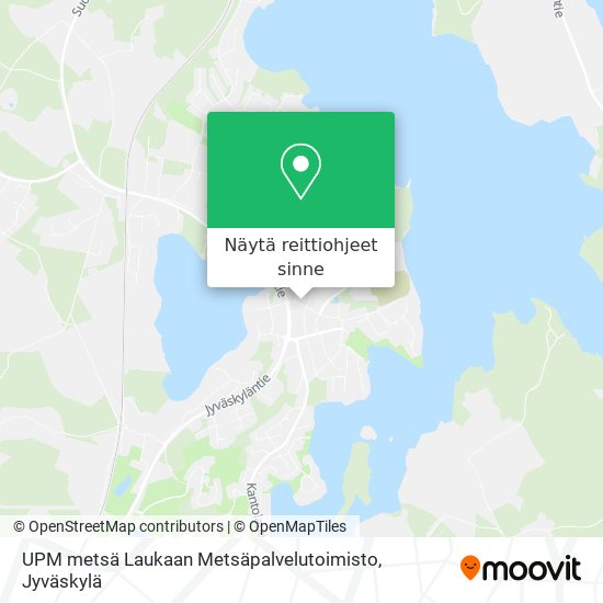 UPM metsä Laukaan Metsäpalvelutoimisto kartta
