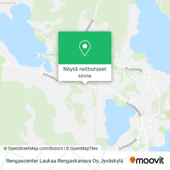 Rengascenter Laukaa Rengaskanava Oy kartta