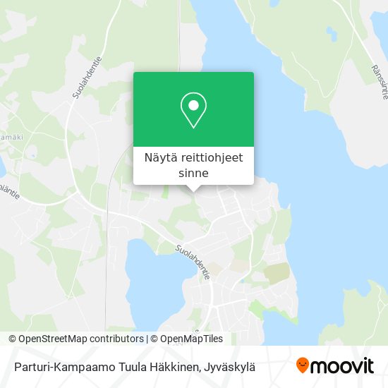Parturi-Kampaamo Tuula Häkkinen kartta