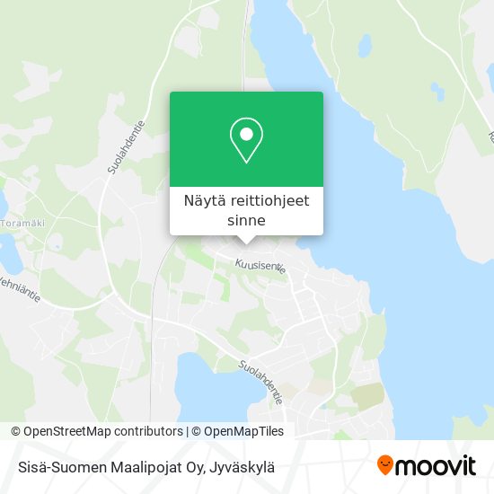 Sisä-Suomen Maalipojat Oy kartta