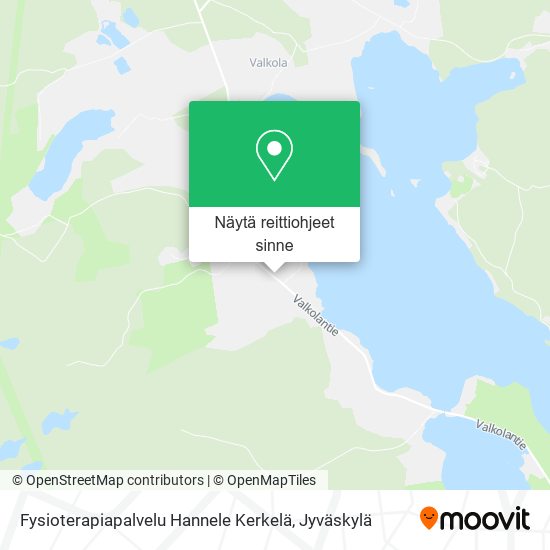 Fysioterapiapalvelu Hannele Kerkelä kartta