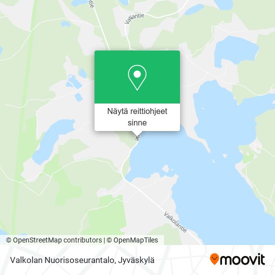 Valkolan Nuorisoseurantalo kartta