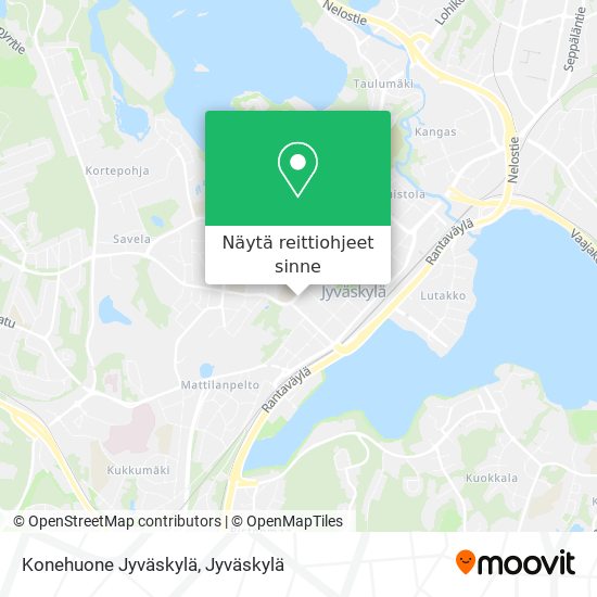 Konehuone Jyväskylä kartta