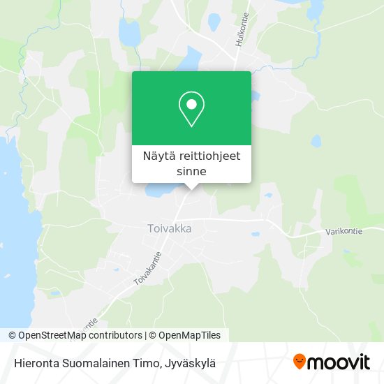 Hieronta Suomalainen Timo kartta