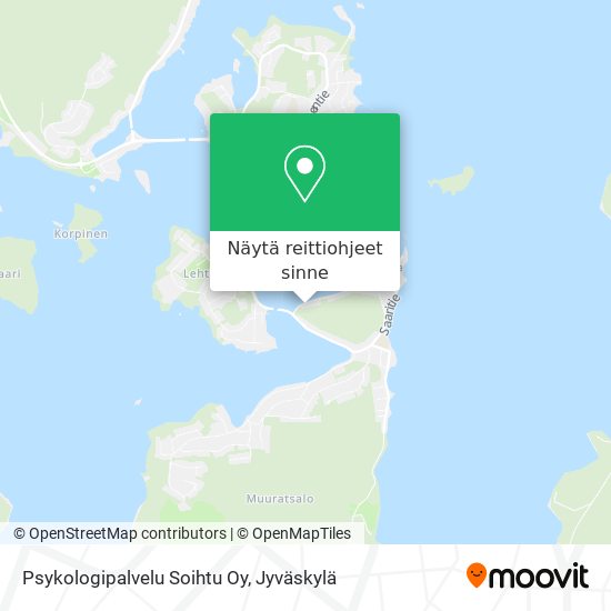 Psykologipalvelu Soihtu Oy kartta
