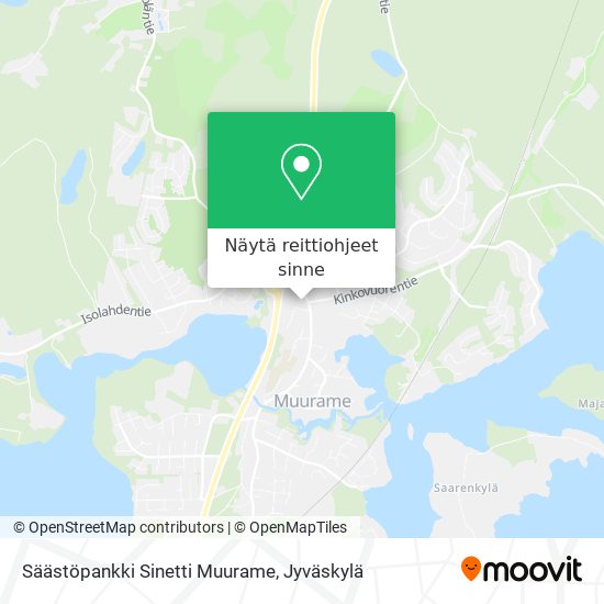 Säästöpankki Sinetti Muurame kartta