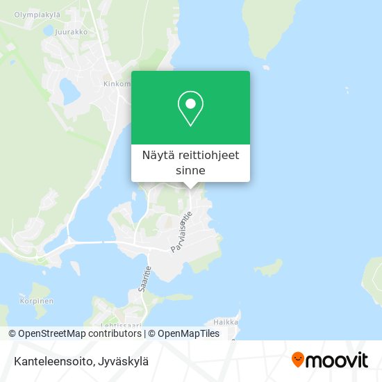 Kanteleensoito kartta
