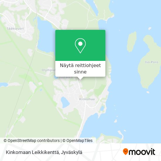 Kinkomaan Leikkikenttä kartta