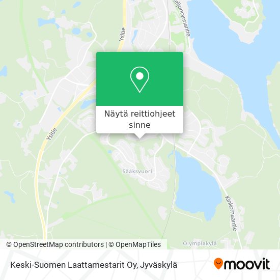 Keski-Suomen Laattamestarit Oy kartta