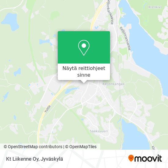 Kt Liikenne Oy kartta