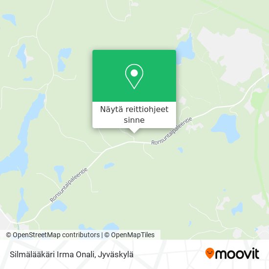 Silmälääkäri Irma Onali kartta