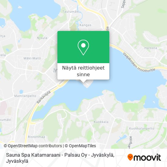 Sauna Spa Katamaraani - Palsau Oy - Jyväskylä kartta