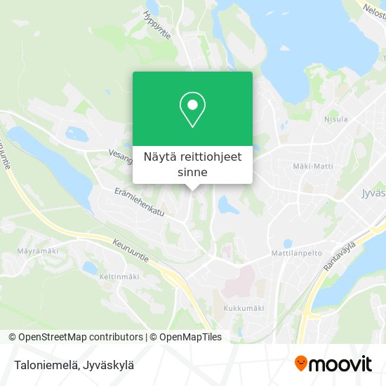 Taloniemelä kartta