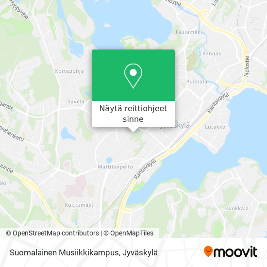 Suomalainen Musiikkikampus kartta