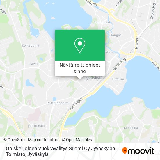 Opiskelijoiden Vuokravälitys Suomi Oy Jyväskylän Toimisto kartta