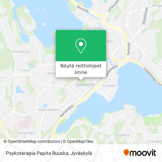 Kuinka päästä kohteeseen Psykoterapia Pepita Ruuska paikassa Jyväskylä  kulkuvälineellä Bussi?
