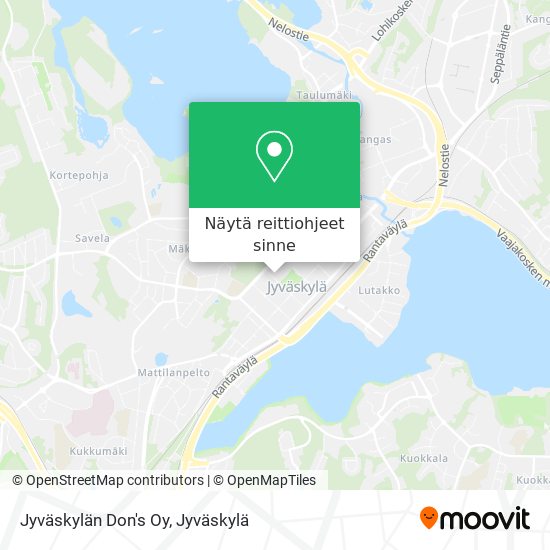 Jyväskylän Don's Oy kartta