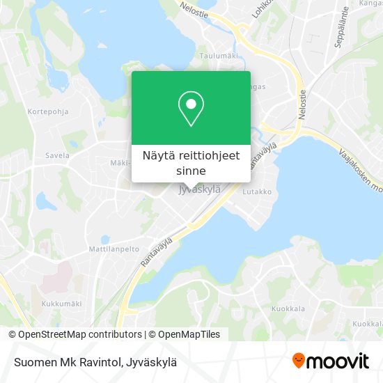 Suomen Mk Ravintol kartta