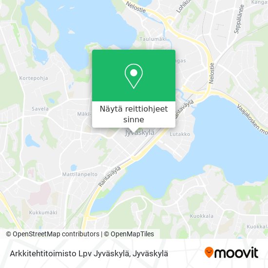 Arkkitehtitoimisto Lpv Jyväskylä kartta