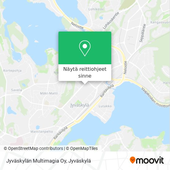 Jyväskylän Multimagia Oy kartta