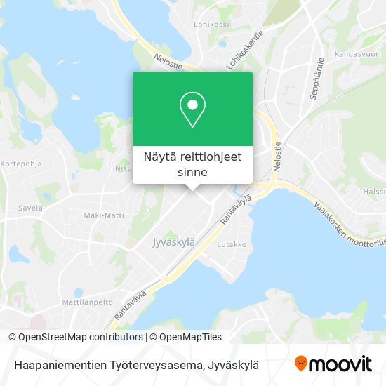 Haapaniementien Työterveysasema kartta