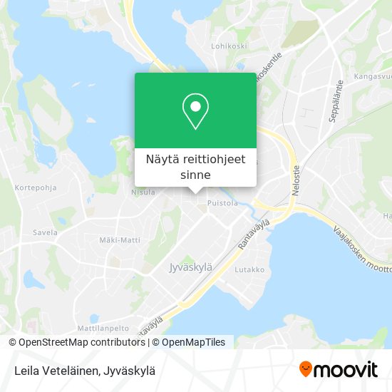 Leila Veteläinen kartta