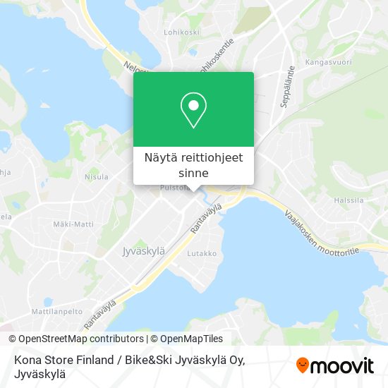 Kona Store Finland / Bike&Ski Jyväskylä Oy kartta